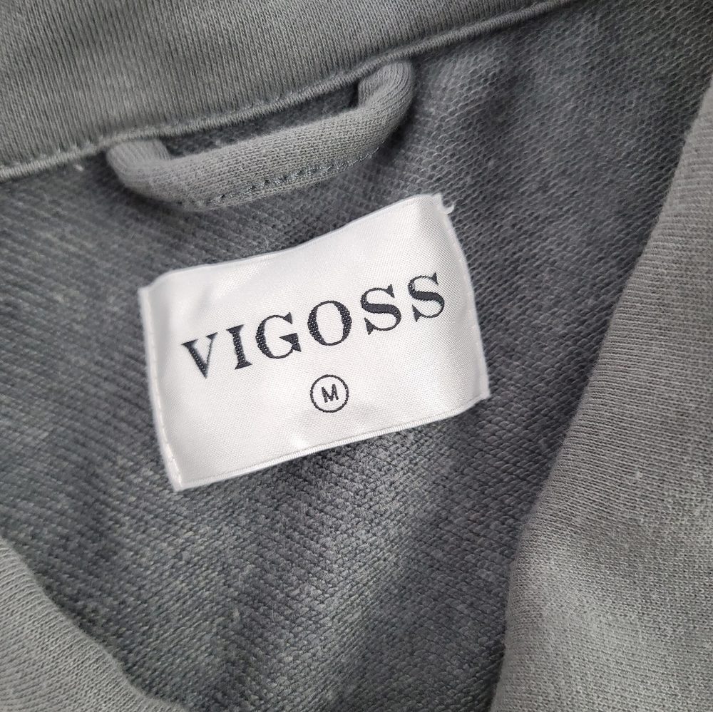 VIGOSS‎ Drawstring Waist Double Patch Pocket Front Snap Closure Jacket - Picture 5 of 8